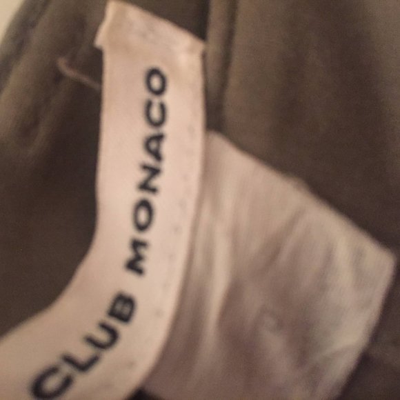 Club Monaco Dark Khaki Pants 0 - Picture 4 of 4